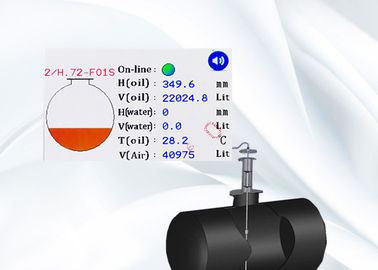Łatwy w obsłudze podziemny zbiornik stacji benzynowej Monitorowanie poziomu paliwa Wskaźnik poziomu cieczy
